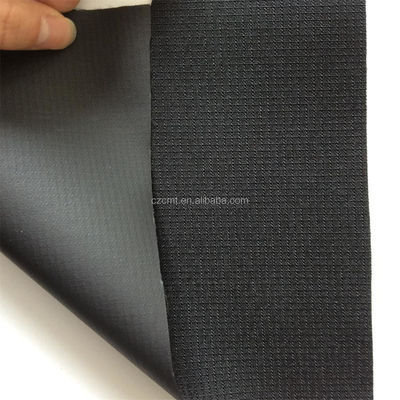 Stile semplice 58/60&quot; DTY 100% poliestere tessuto Oxford nero Ripstop 600D PVC rivestito