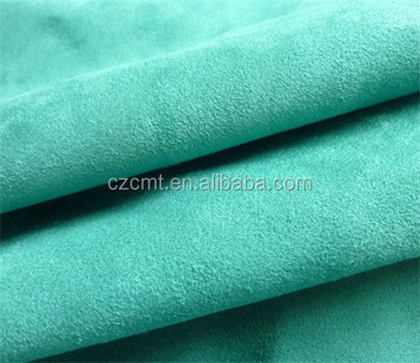 Stoffa di suede in microfibra di poliestere 100% per scarpe