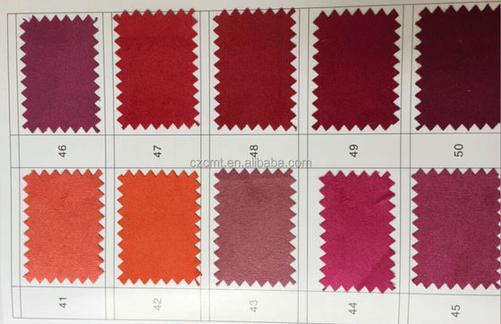 Tessuto di suede in microfibra di poliestere 100% morbido e confortevole per divano