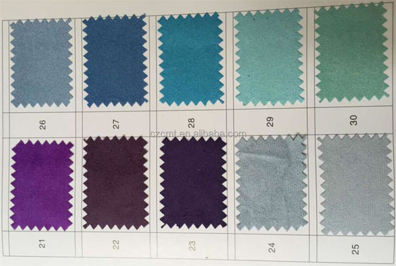 Tessuto di suede in microfibra di poliestere 100% morbido e confortevole per divano