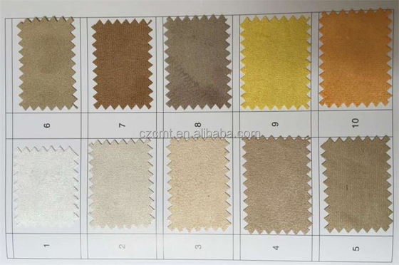 Tessuto di suede in microfibra di poliestere 100% morbido e confortevole per divano
