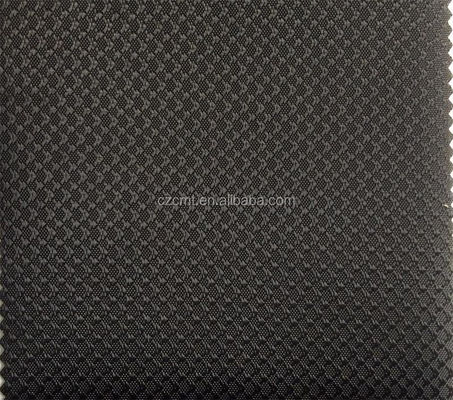 Ritardante della fiamma di peso medio 100% poliestere diamante nero tessuto jacquard 420D Oxford