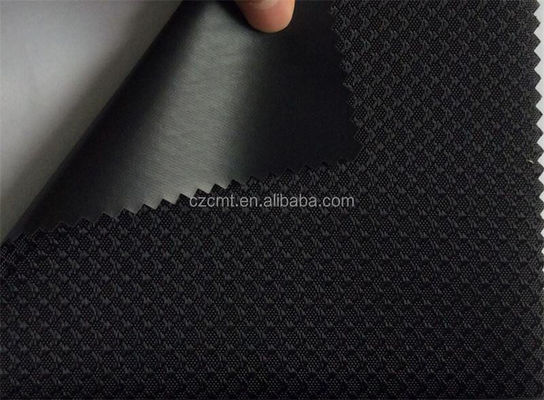 Ritardante della fiamma di peso medio 100% poliestere diamante nero tessuto jacquard 420D Oxford