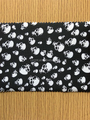 100% poliestere, tessuto di scheletro in bianco e nero