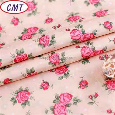 Fiore stampato 75D 100% tessuto di poliestere taffeta con 190T densità