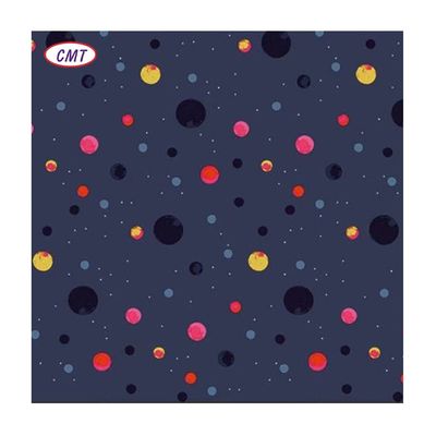 100D DTY tessuto da maglia stampato a spazzola a maglia Poly Spandex DTY tessuto stampato per abbigliamento