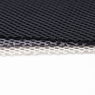 30D-150D Tessuto a maglia spazzatrice 3D resistente alle lacrime 100% poliestere per la fabbricazione di tappeti