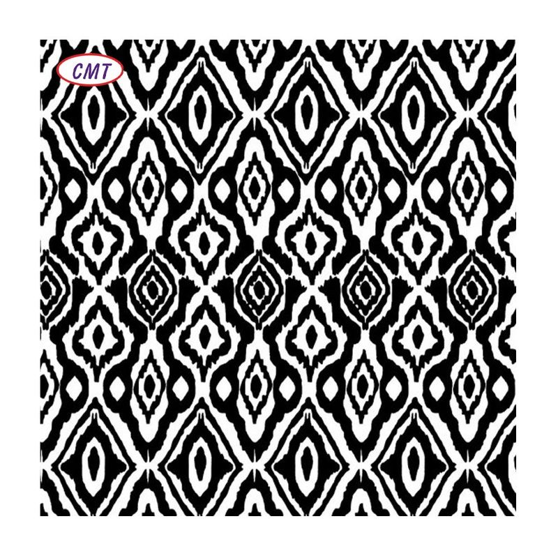 100D DTY tessuto da maglia stampato a spazzola a maglia Poly Spandex DTY tessuto stampato per abbigliamento